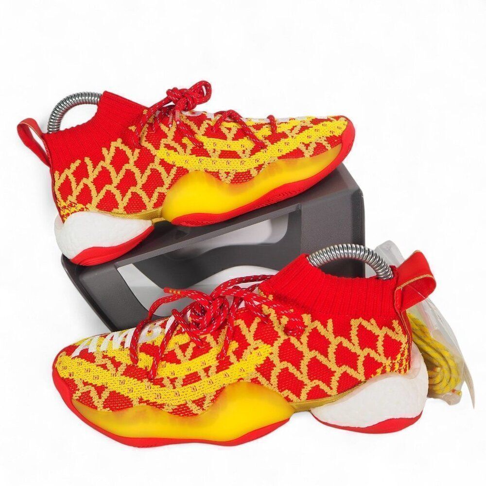 Adidas Pharrell x Crazy BYW Chinese New Year Primeknit EE8688 Men's 5 Women's 6